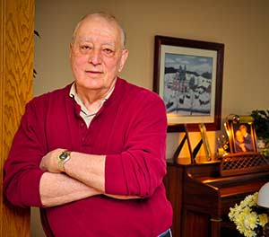 Nick Chaconas, a charter member of St. Bernadette Parish, Milwaukee, was honored in 2012 with the Spirit of St. Bernadette Award by his parish. A parish trustee, he has been involved in various activities at St. Bernadette since the 1980s. (Catholic Herald photo by Juan C. Medina)