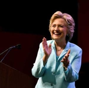 U.S. Democratic presidential candidate Hillary Clinton is seen in Washington Aug. 5. (CNS photo James Lawler Duggan, Reuters)