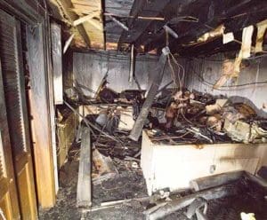 A fire Tuesday, July 26, at Franciscan Missions, Rochester, resulted in $100,000 damage. Cause of the fire remains under investigation. Repairs are expected to take at least three months. (Photo courtesy of Franciscan Missions)