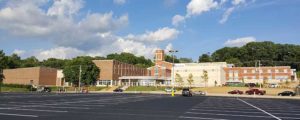 A 100,000 square foot addition and renovation of the high school highlight the changes at St. Mary’s Springs Academy, Fond du Lac. A $26 million campaign funded the new K-12 consolidated campus which opened this fall. The school has $1 million of its goal remaining to be raised which will raise funds for the completion of the new central worship space, “The Chapel of St. Mary, Our Lady of the Ledge.” (Catholic Herald photo by Colleen Jurkiewicz)