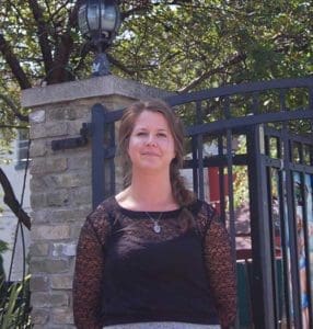 Erika Reinders, 26, a member of St. Charles Parish, Hartland, returned to the Catholic faith through the RCIA (Rite of Christian Initiation of Adults) program in 2015. Pictured in downtown Milwaukee on Tuesday, Sept. 6, Reinders describes her return to the faith as a “long and winding road,” but one she considers worthwhile. (Catholic Herald photo by Joe Poirier)