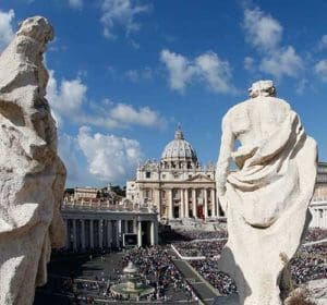 Pope Francis celebrates a jubilee Mass in honor of Mary in St. Peter’s Square at the Vatican Oct. 9. At the conclusion of the Mass, the pope announced he will create 13 new cardinals at a Nov. 19 consistory. (CNS photo/Paul Haring)