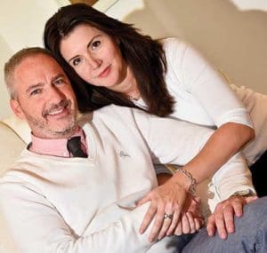 Tim and Michelle Cascio, members of St. Stanislaus Oratory, Milwaukee, attribute her return to good health to prayer. (Catholic Herald photos by Juan C. Medina)