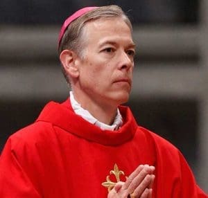 Archbishop Alexander K. Sample of Portland, pictured in a 2013 photo, has written a pastoral letter seeking to correct what he called “troublesome” misuse of Pope Francis’ recent apostolic exhortation on marriage and family life. (CNS photo/Paul Haring)