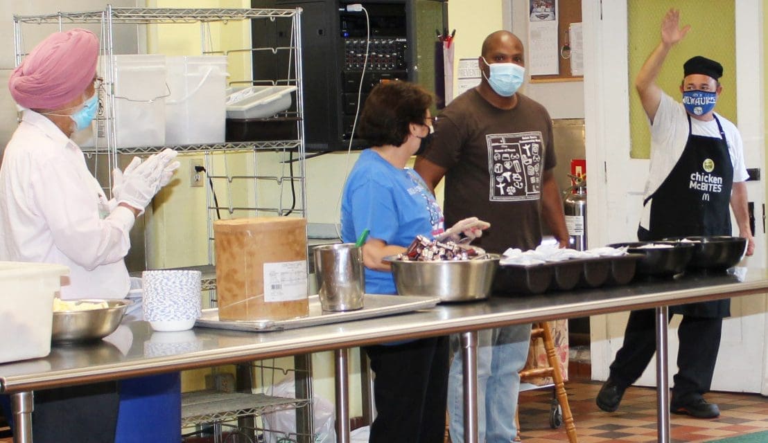First Tuesday sponsor group, the Sikh Temple of Wisconsin served a vegetarian meal.