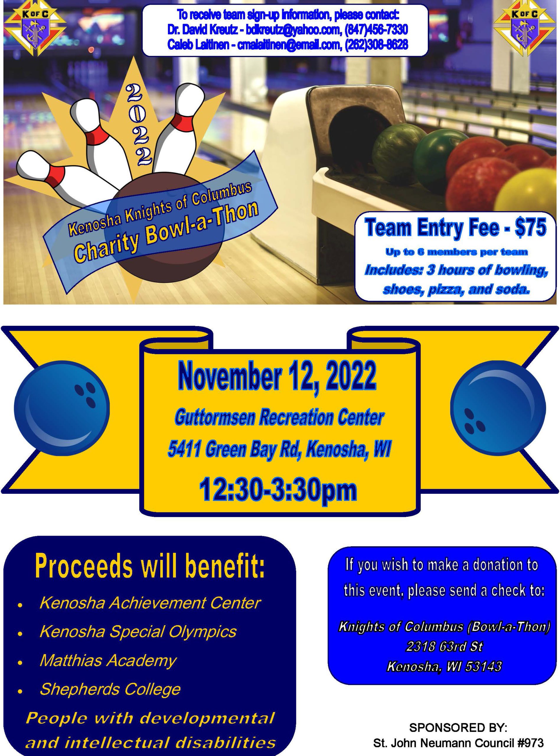 Charity Bowl-a-Thon Flier – Newspaper (1)