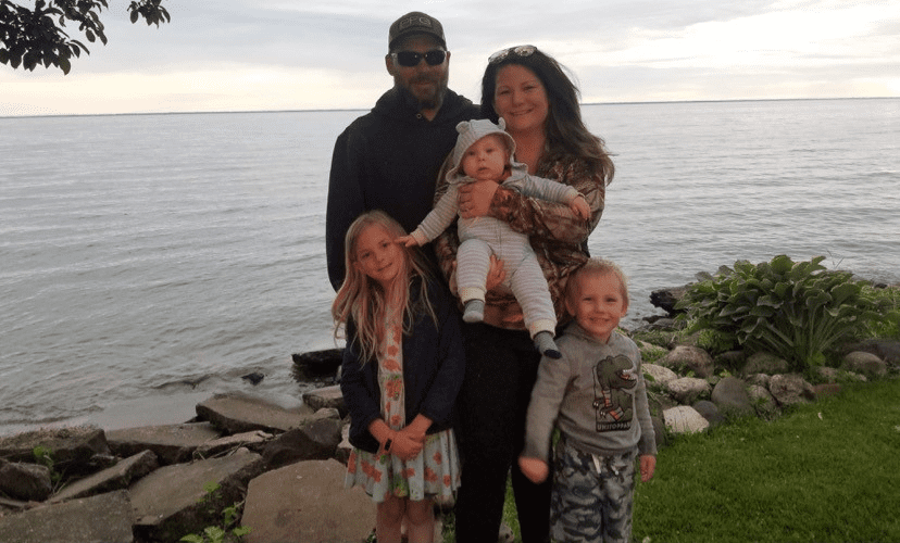 Family photo taken night before Gunner went to heaven