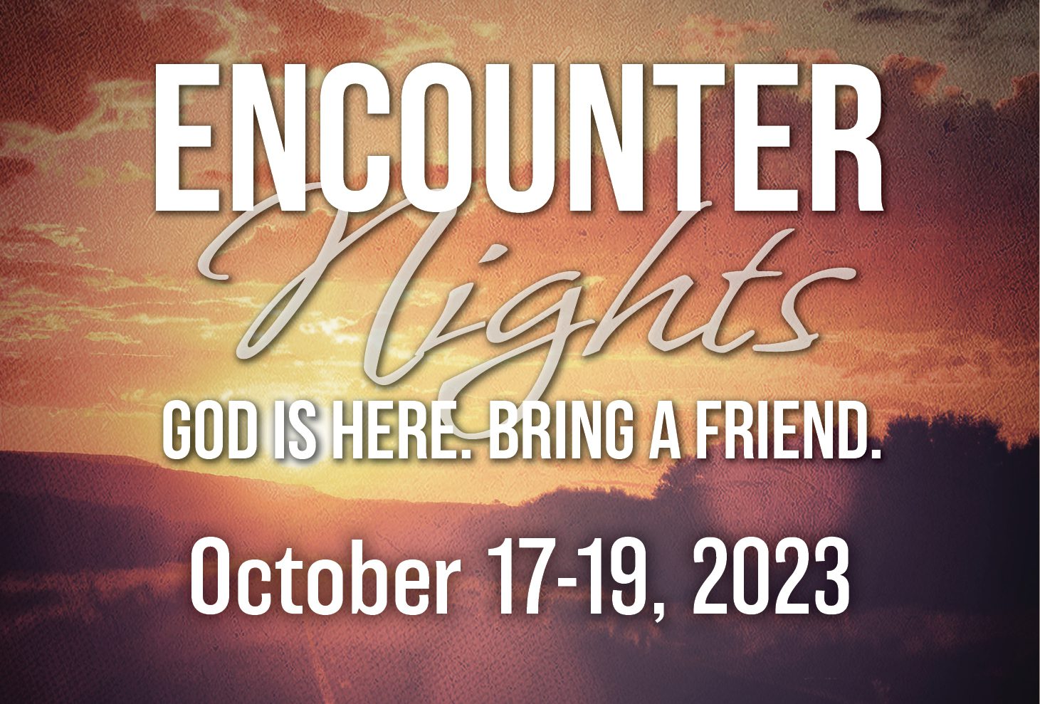 2023 Encounter Nights – what Evangelization would like used