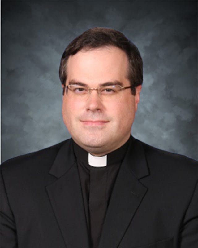 Father Aaron Esch, now monsignor