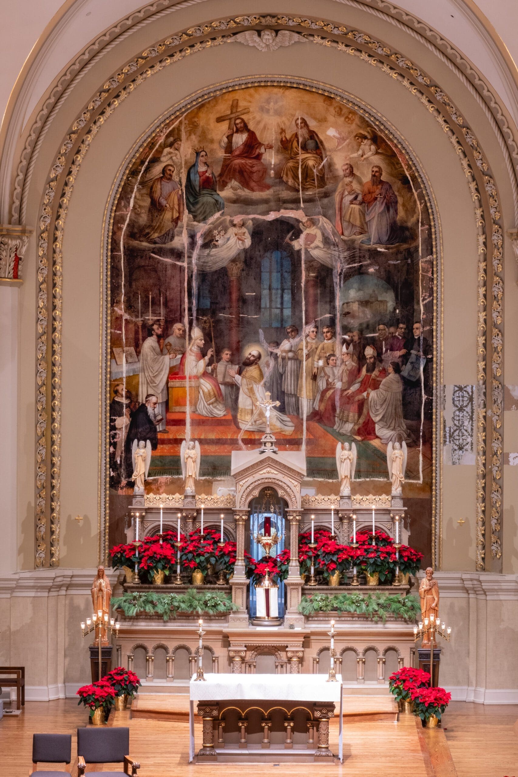 photo 1 – mural in SFS Christ King Chapel