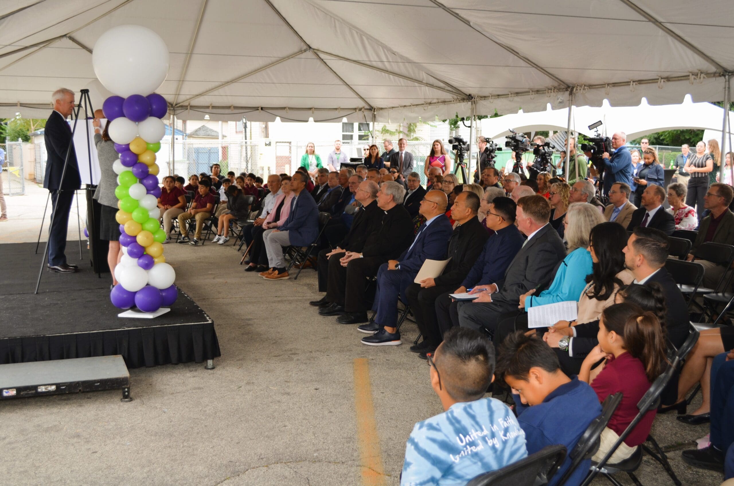 Seton Schools groundbreaking_003PeaceofPeace, StRafaeltheArchangel, Milwaukee