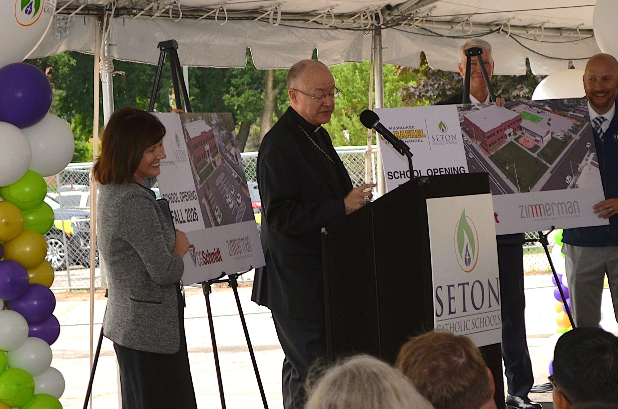 Seton Schools groundbreaking_004PeaceofPeace, StRafaeltheArchangel, Milwaukee