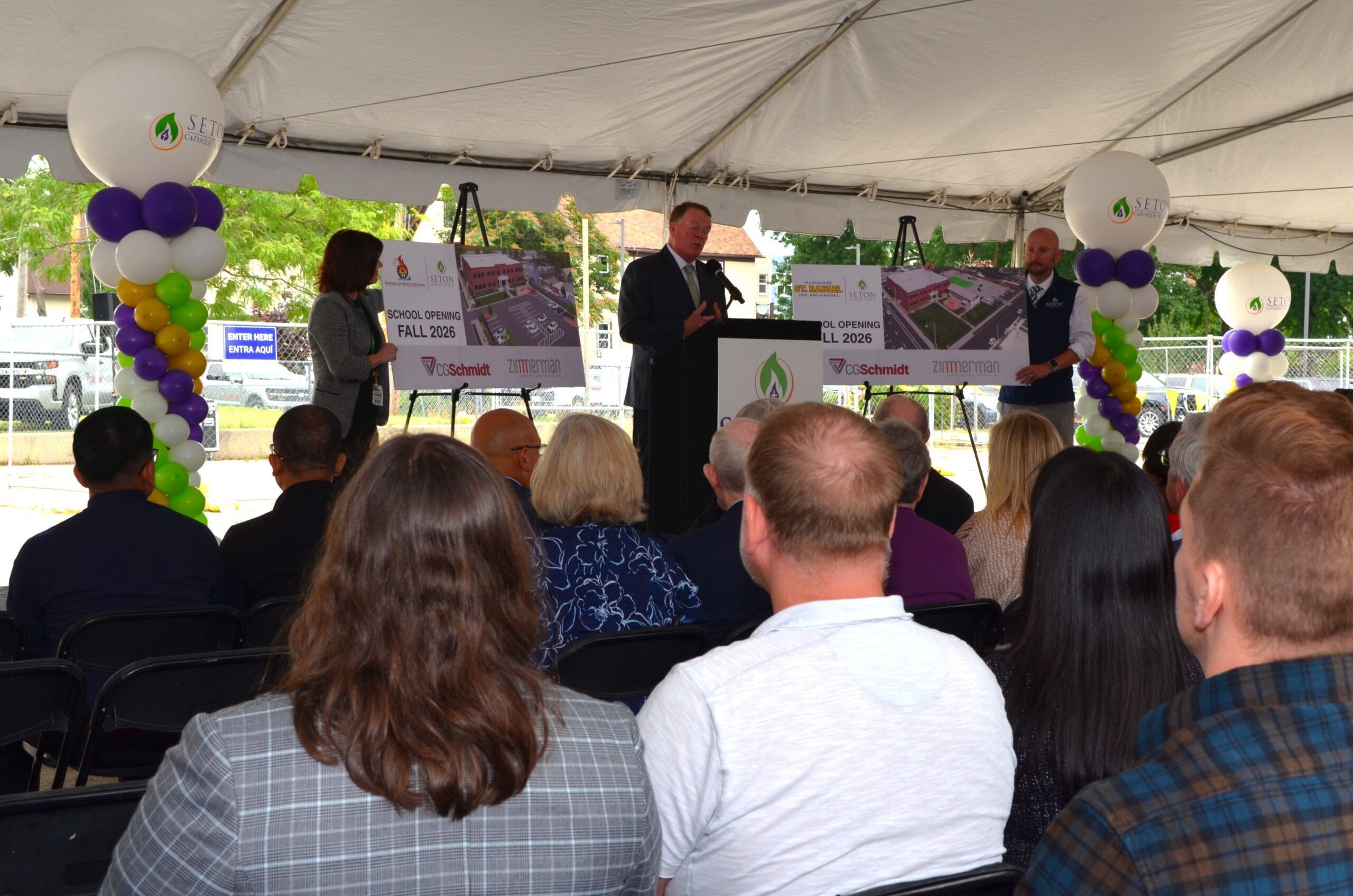 Seton Schools groundbreaking_007PeaceofPeace, StRafaeltheArchangel, Milwaukee