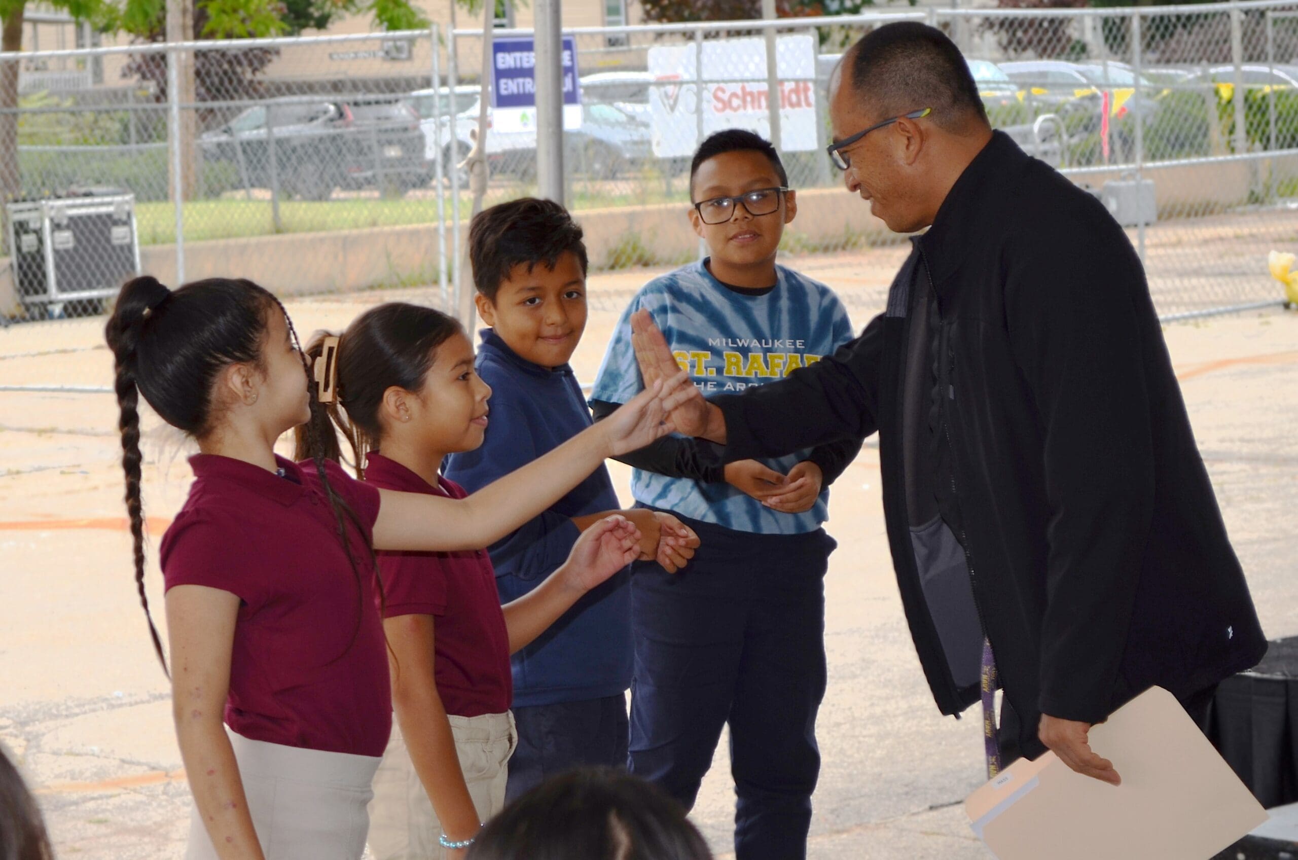 Seton Schools groundbreaking_009PeaceofPeace, StRafaeltheArchangel, Milwaukee