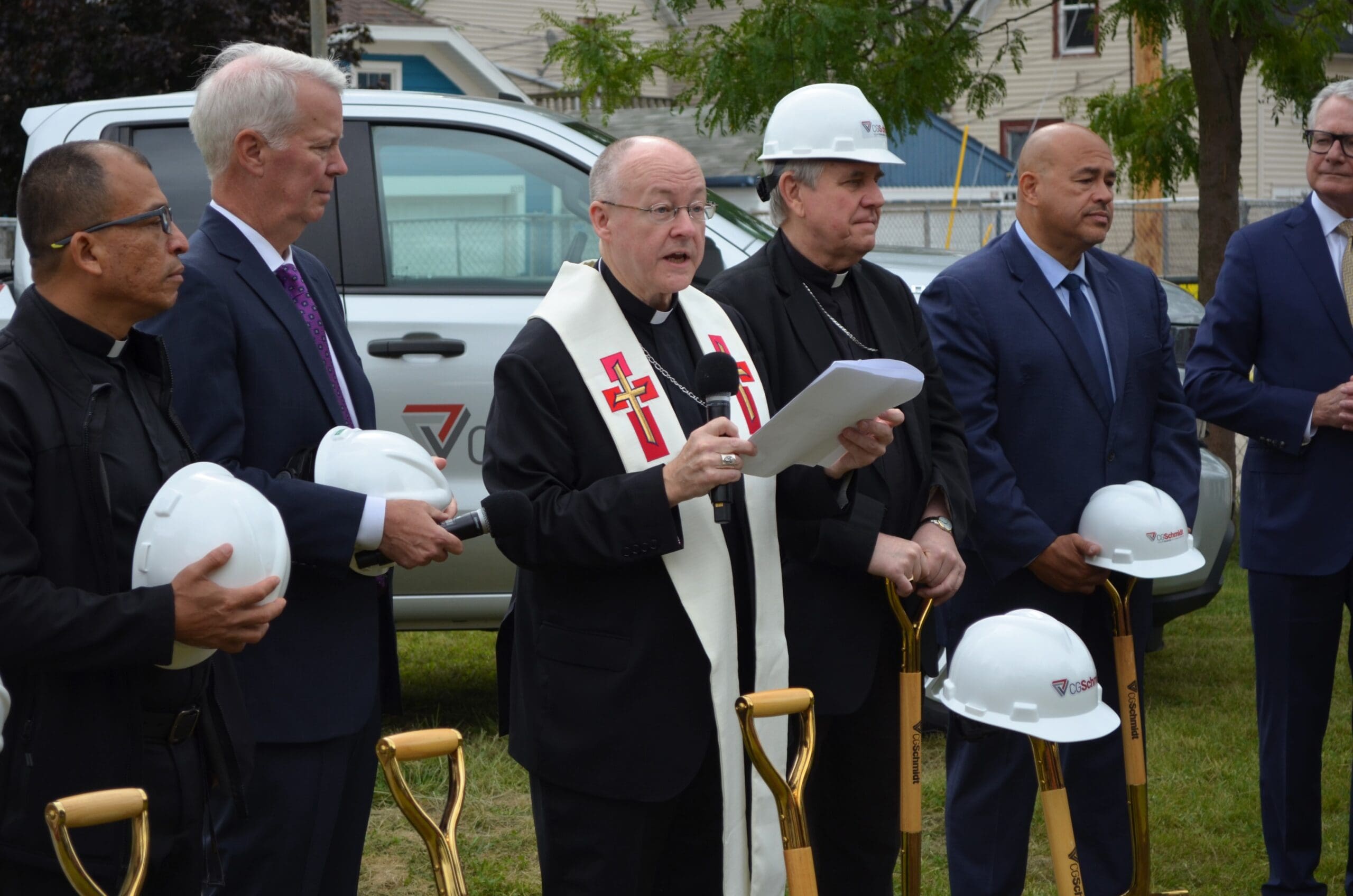 Seton Schools groundbreaking_014PeaceofPeace, StRafaeltheArchangel, Milwaukee