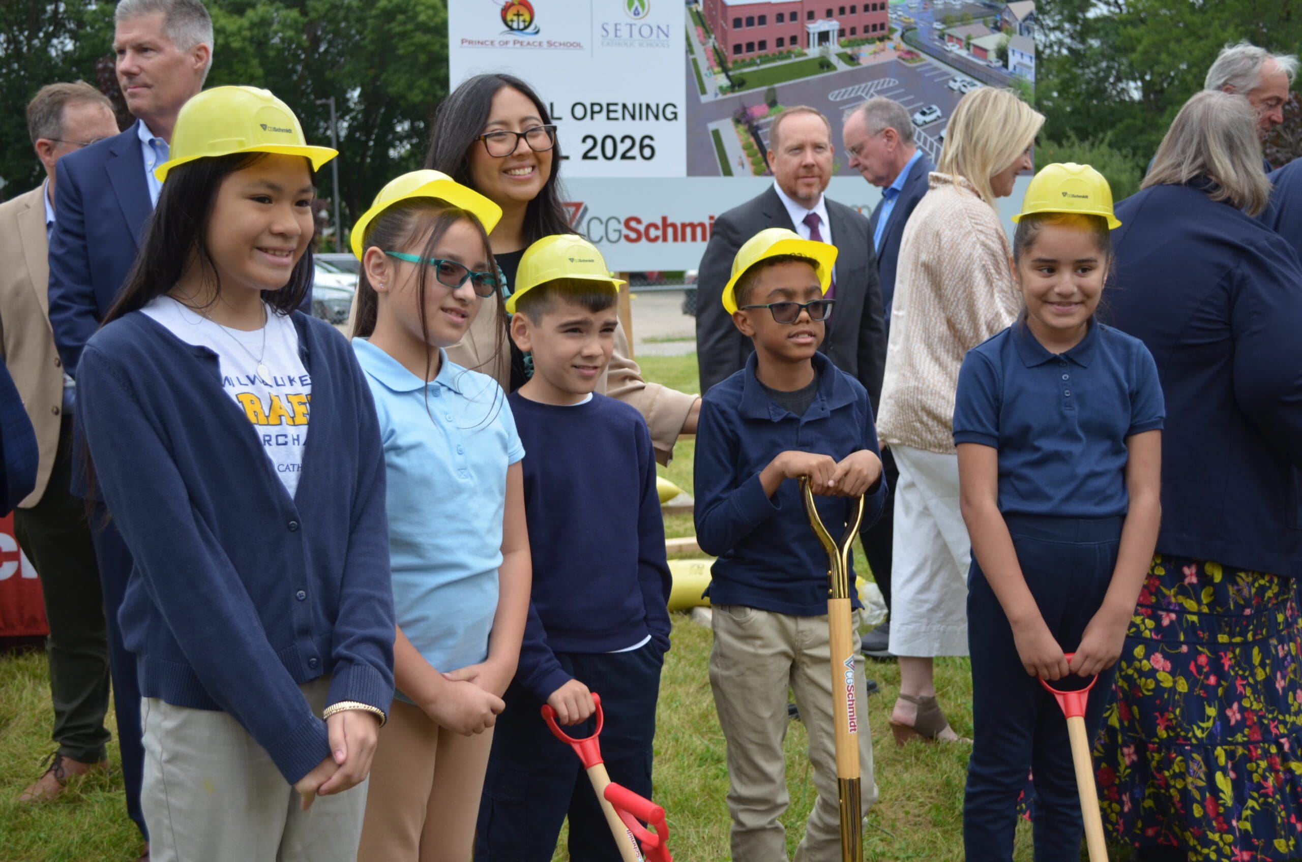 Seton Schools groundbreaking_020PeaceofPeace, StRafaeltheArchangel, Milwaukee