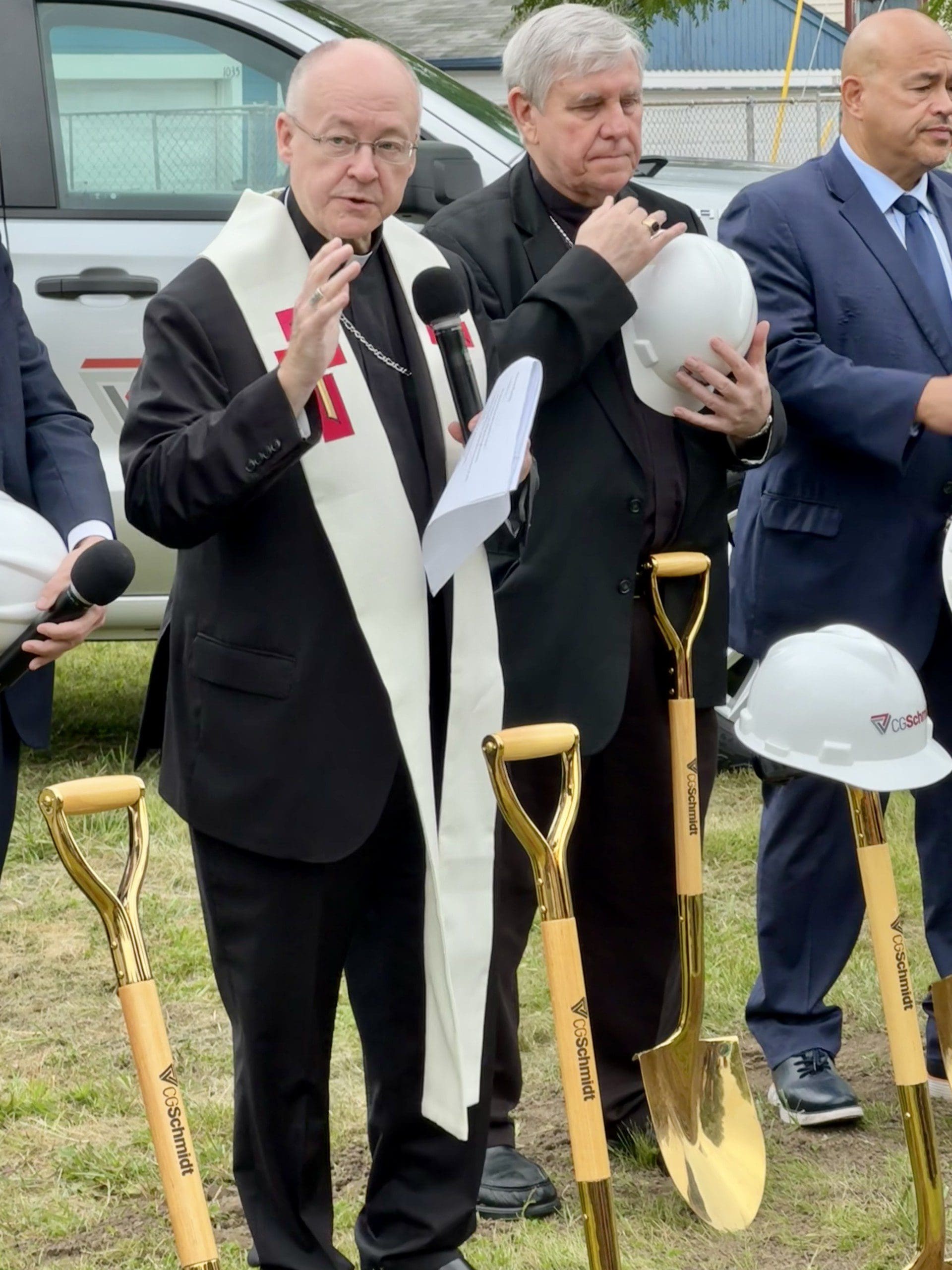 Seton Schools groundbreaking_023PeaceofPeace, StRafaeltheArchangel, Milwaukee