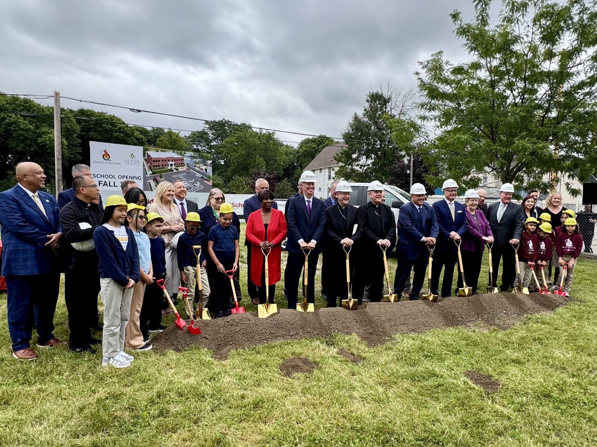 Seton Schools groundbreaking_024PeaceofPeace, StRafaeltheArchangel, Milwaukee
